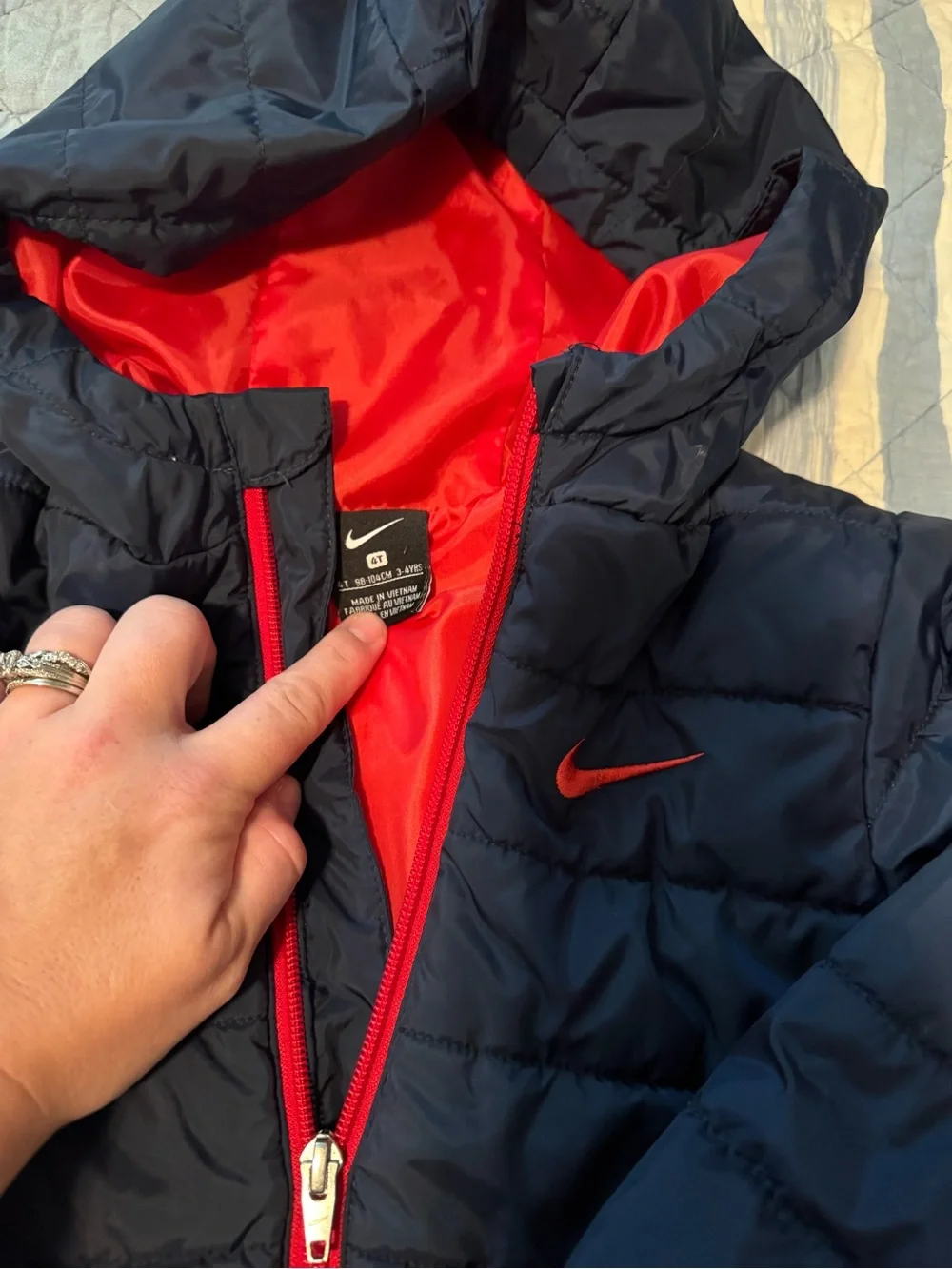 Nike Kids Hooded Puffer Jacket